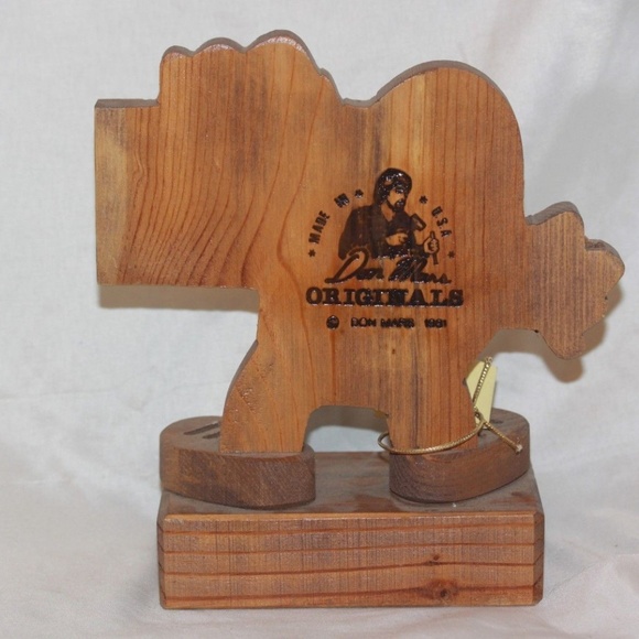 Don Mars Handmade Wood Business Card Holder - Picture 4 of 5